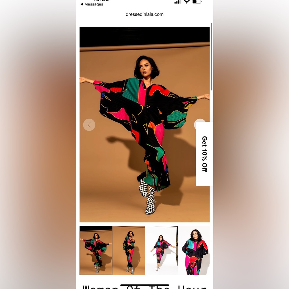 Dressed in LaLa midi dress NWT